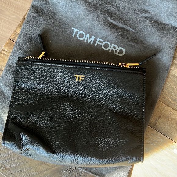 Tom Ford Handbags - Authentic Tom Ford leather makeup etc bag